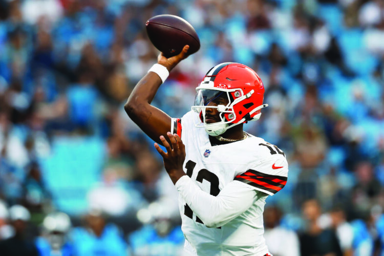 Sanders throws TD pass in preseason debut